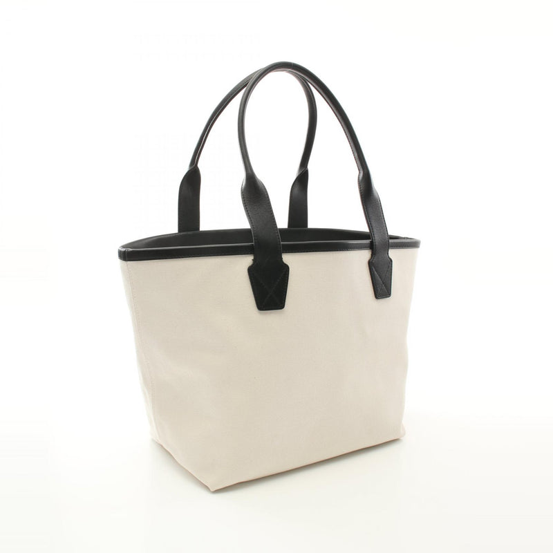 Balenciaga Cities Paris Jumbo Tote Bag Bag Canvas Leather Women's White / Black