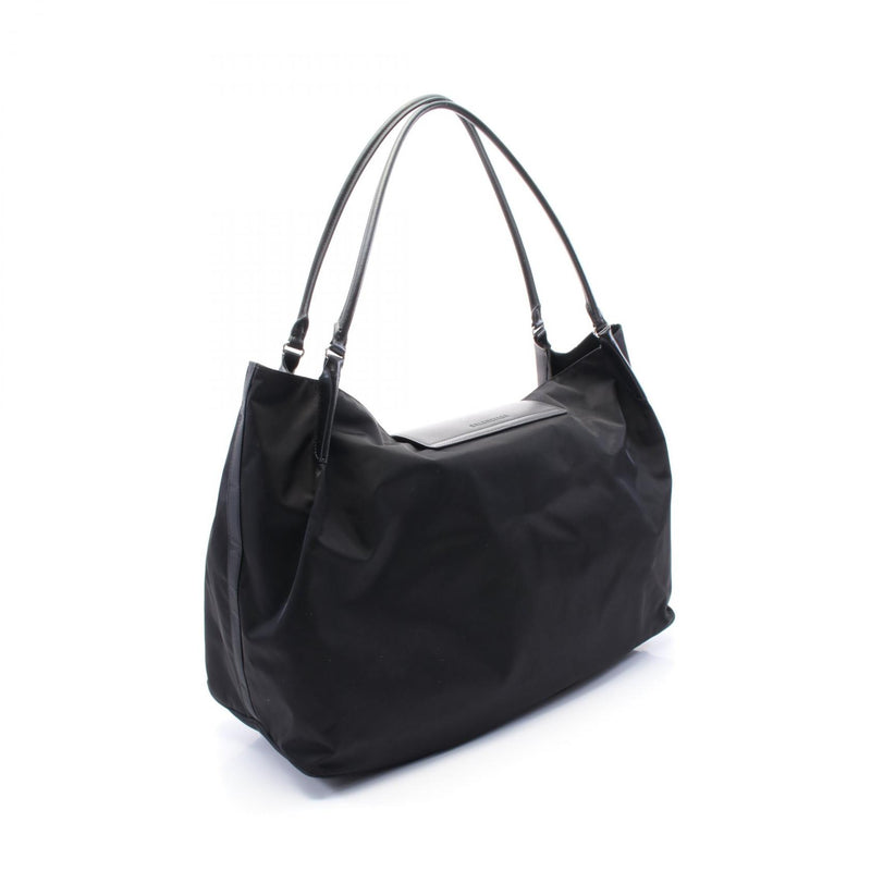 Balenciaga GENEVE Large Hobo Tote Bag Bag Nylon Leather Women's Black