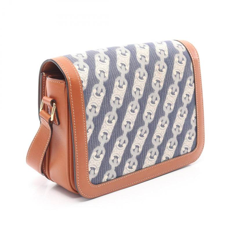[15% OFF coupon eligible] CELINE Classic Triomphe Shoulder Bag Bag Denim