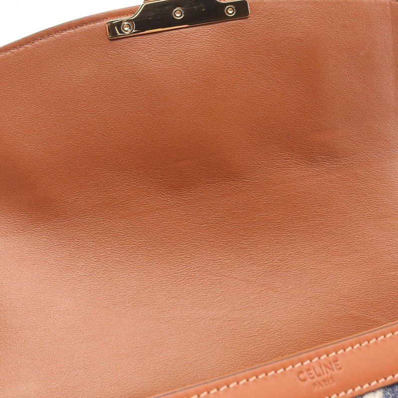 [15% OFF coupon eligible] CELINE Classic Triomphe Shoulder Bag Bag Denim