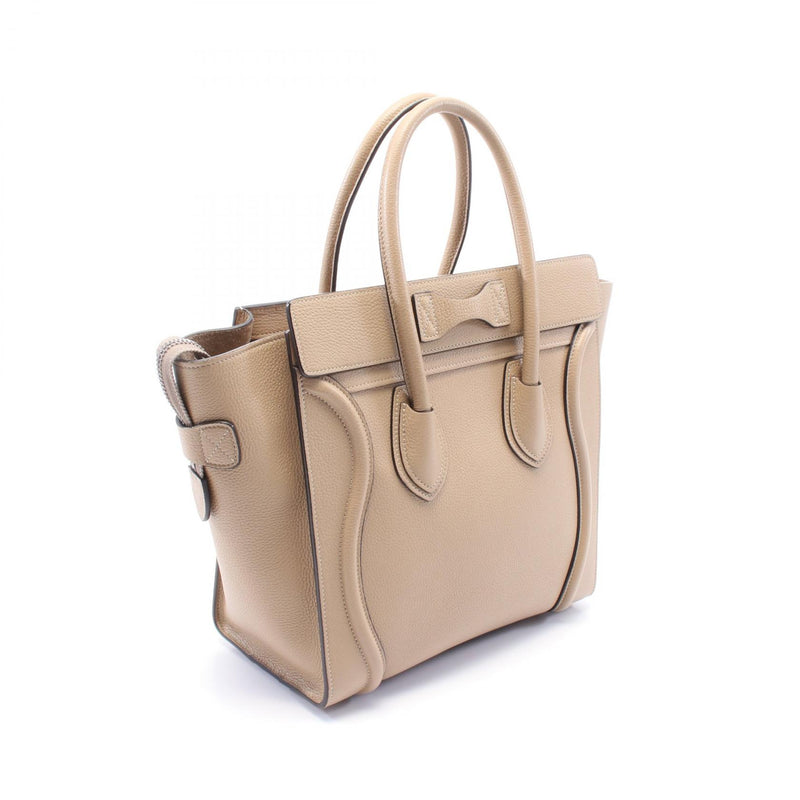 [15% OFF coupon eligible] CELINE Luggage Micro Shopper Tote Bag Bag Leather