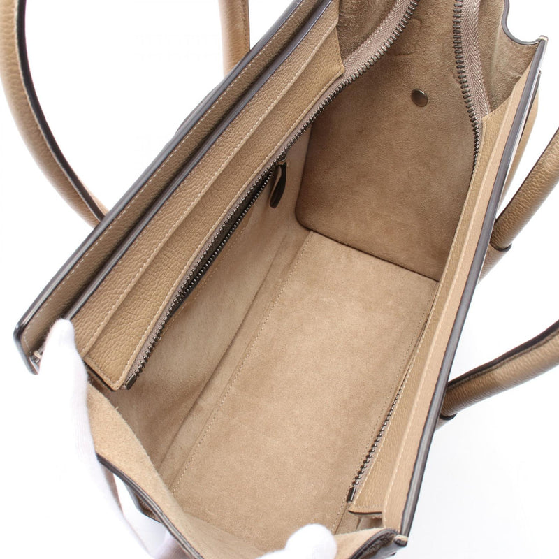 [15% OFF coupon eligible] CELINE Luggage Micro Shopper Tote Bag Bag Leather
