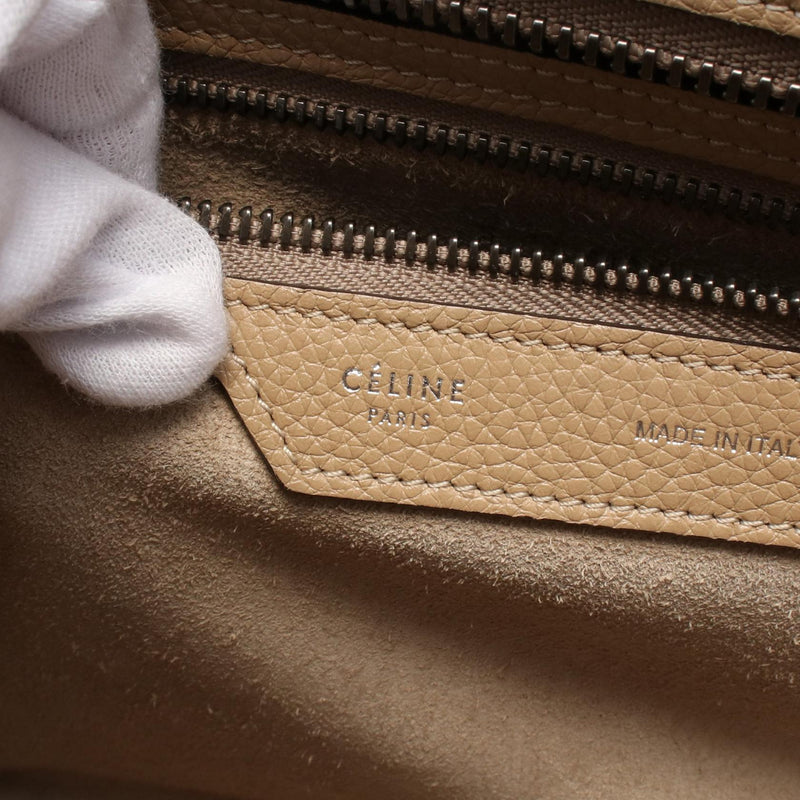 [15% OFF coupon eligible] CELINE Luggage Micro Shopper Tote Bag Bag Leather