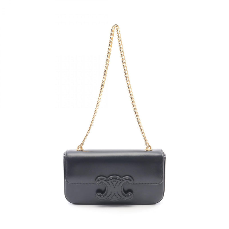 [5% off coupon for all items] CELINE Cuil Triomphe Shoulder Bag Leather Women's