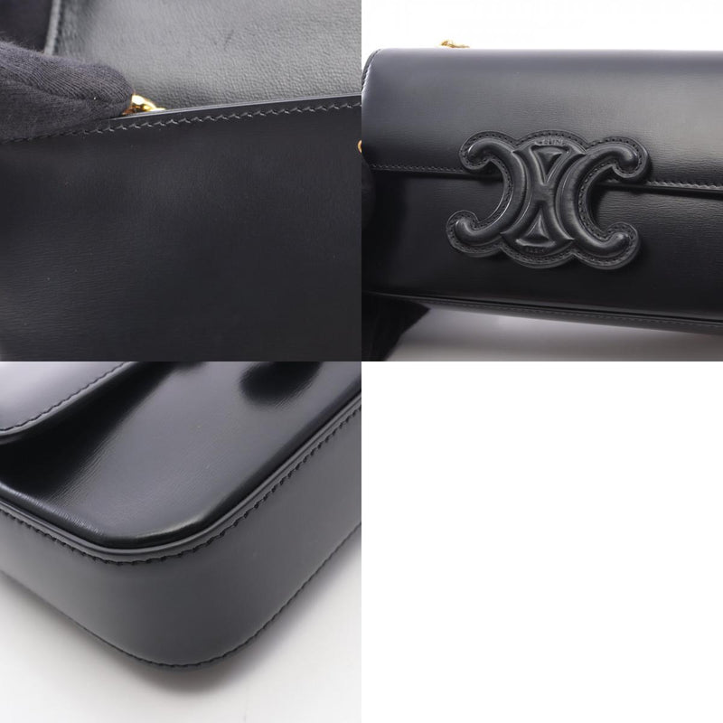 [5% off coupon for all items] CELINE Cuil Triomphe Shoulder Bag Leather Women's