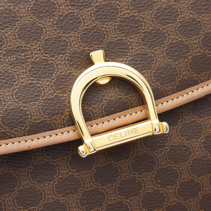 [5% off coupon for all items] CELINE Macadam Handbag Bag PVC Coated Canvas