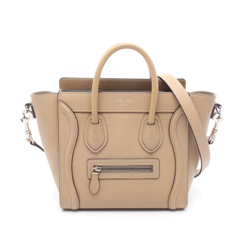 [10% OFF coupon eligible] CELINE luggage nano shopper handbag bag leather