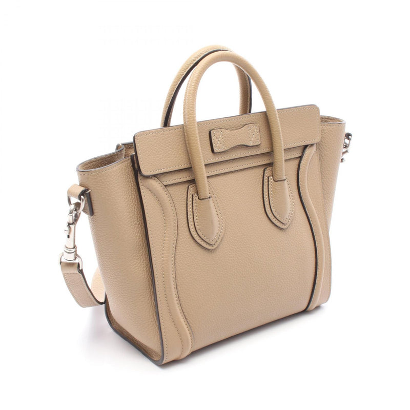 [10% OFF coupon eligible] CELINE luggage nano shopper handbag bag leather