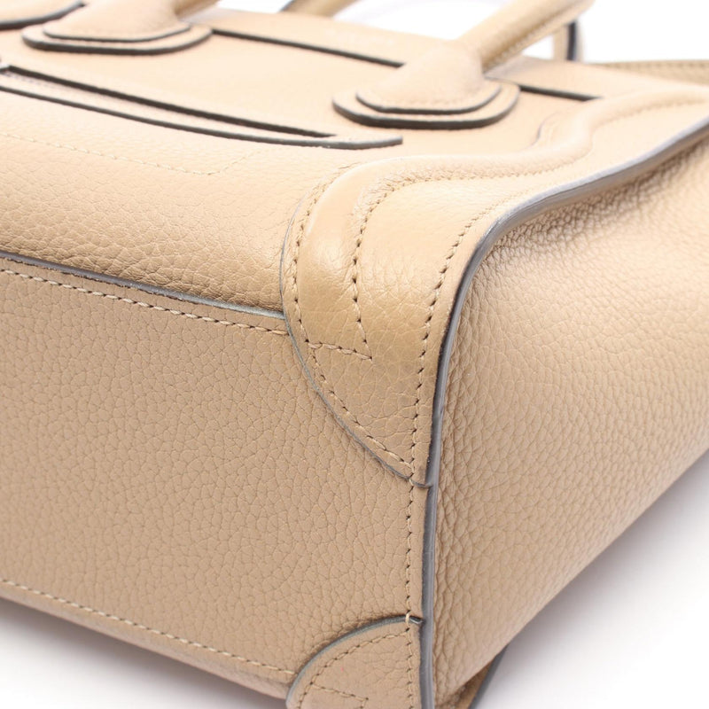 [10% OFF coupon eligible] CELINE luggage nano shopper handbag bag leather