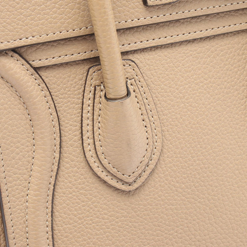 [10% OFF coupon eligible] CELINE luggage nano shopper handbag bag leather