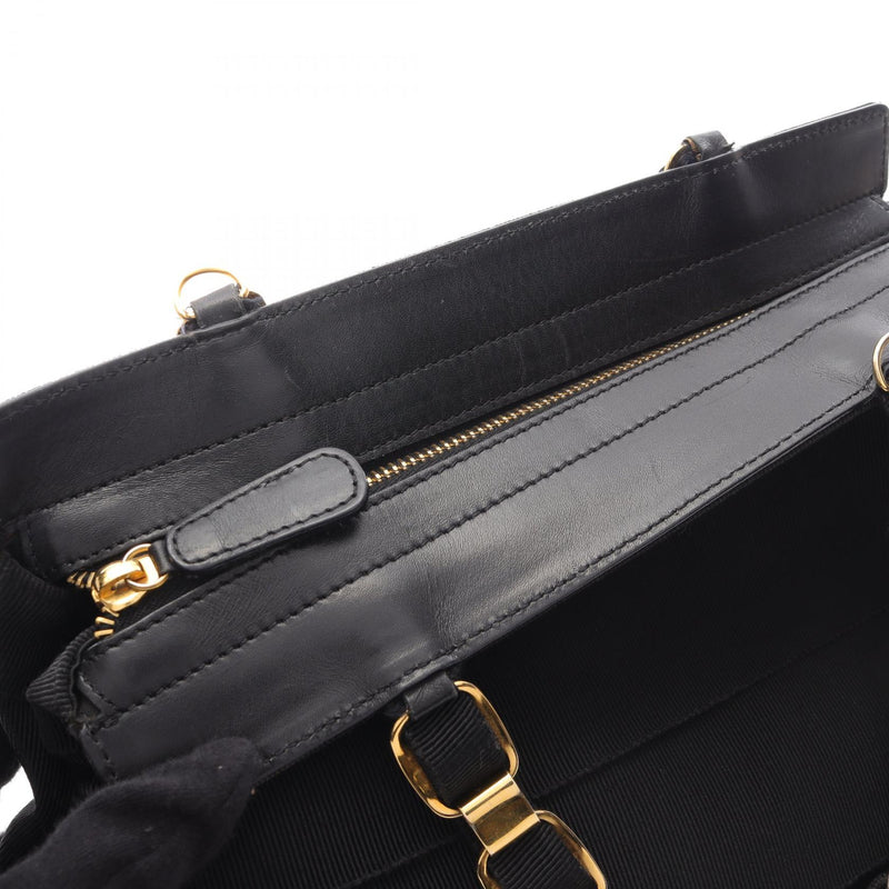 [15% OFF coupon applicable] Salvatore Ferragamo Vara Handbag Bag Nylon Leather