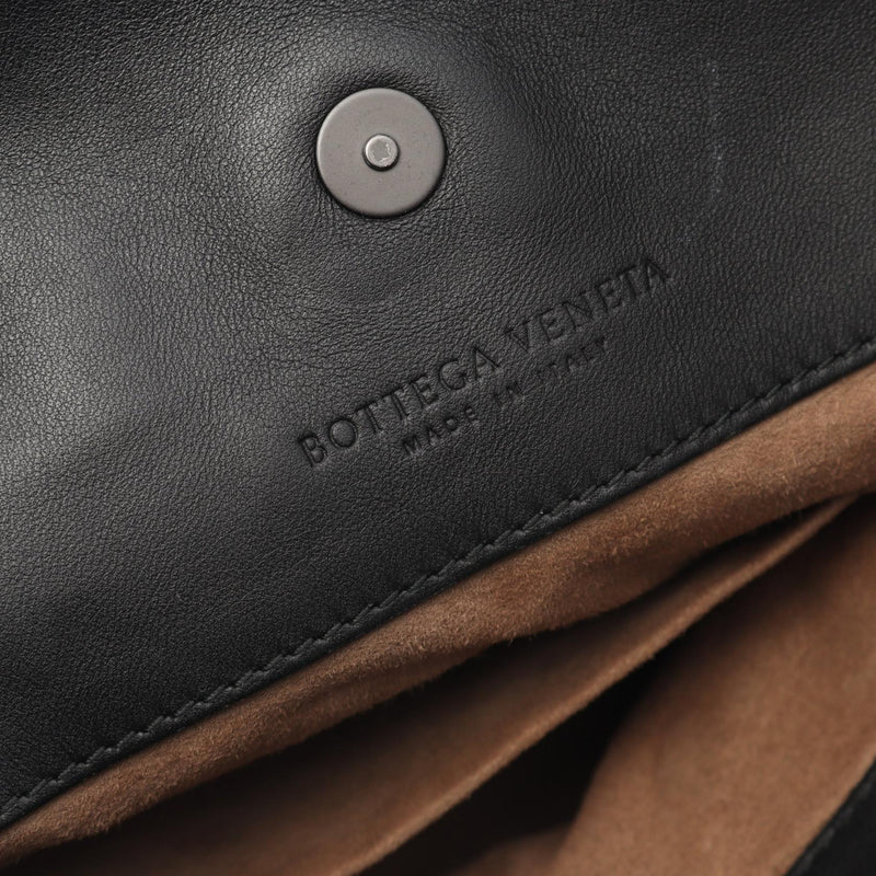 BOTTEGA VENETA Intrecciato Tote Bag Bag Leather Women's Black [Used]