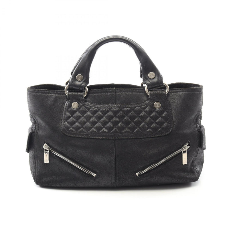 CELINE Boogie bag Handbag Bag Leather Black [Used]