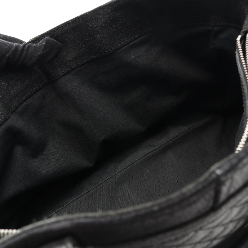 CELINE Boogie bag Handbag Bag Leather Black [Used]