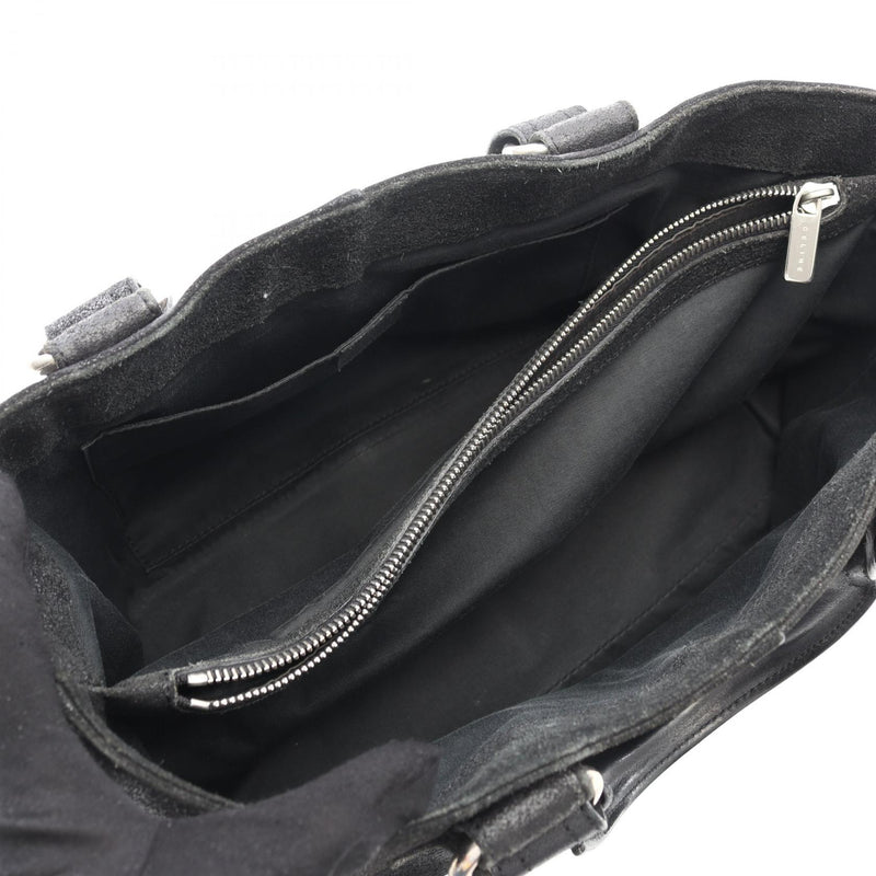 CELINE Boogie bag Handbag Bag Leather Black [Used]