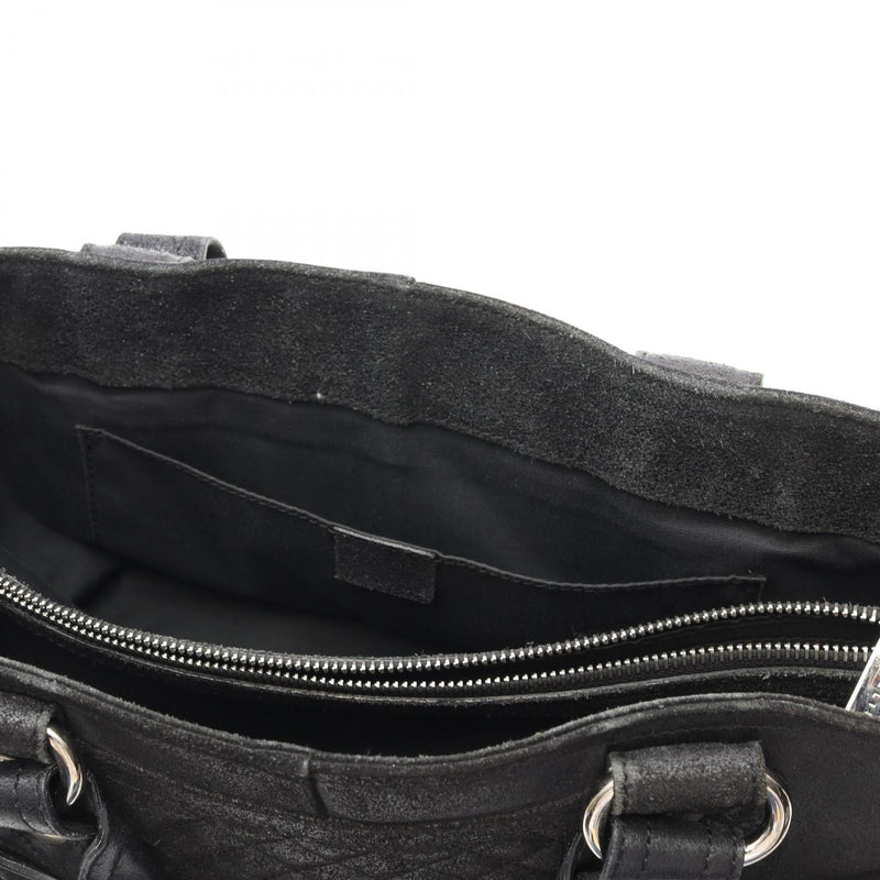CELINE Boogie bag Handbag Bag Leather Black [Used]