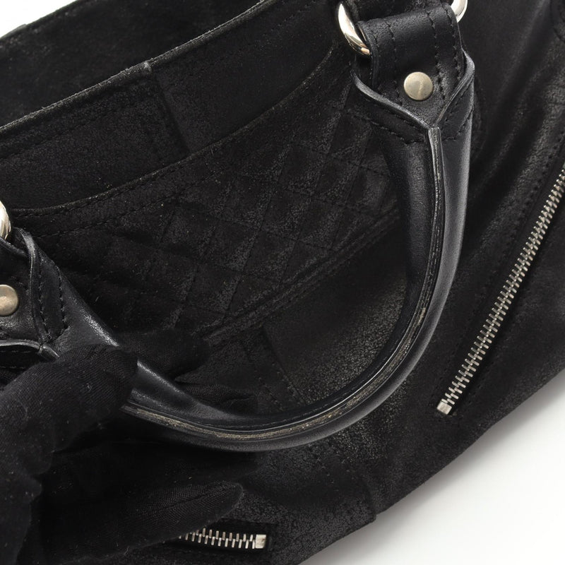 CELINE Boogie bag Handbag Bag Leather Black [Used]