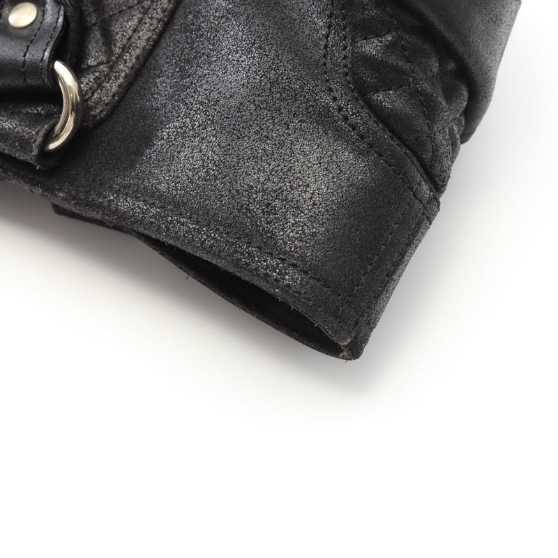 CELINE Boogie bag Handbag Bag Leather Black [Used]