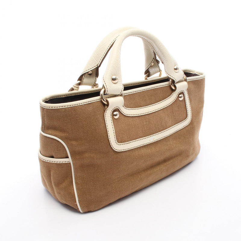 [5% off coupon for all items] CELINE Boogie bag Handbag Bag Canvas Leather