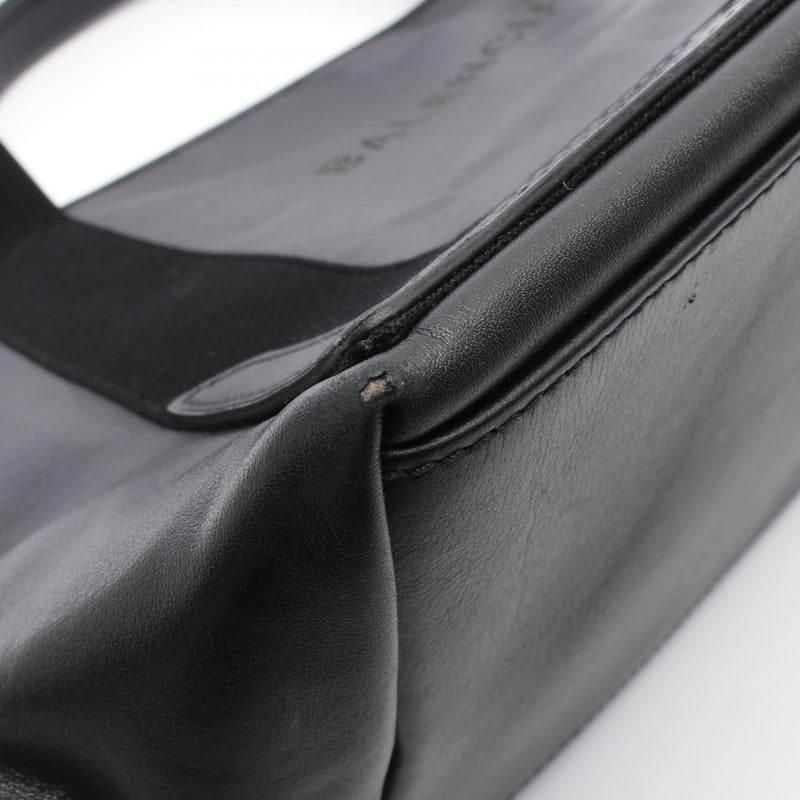 Balenciaga Navy Birch S Tote Bag Leather Black [Used]