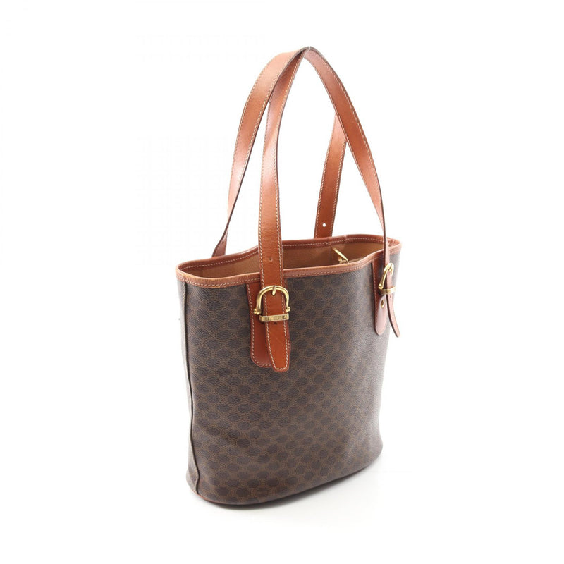 [15% OFF coupon eligible] CELINE Macadam Tote Bag Bag PVC Coated Canvas Leather