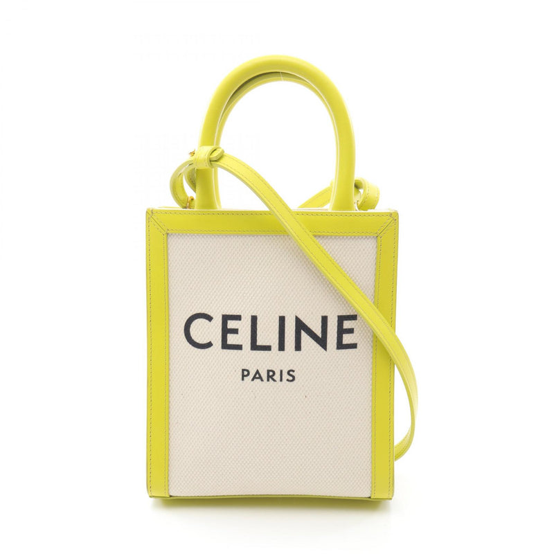 [10% OFF coupon eligible] CELINE Mini Vertical Cockar Handbag Bag Canvas