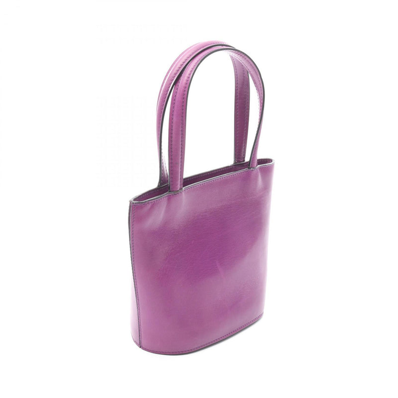[20% OFF coupon eligible] CELINE Mini Tote Handbag Bag Leather Women's Purple