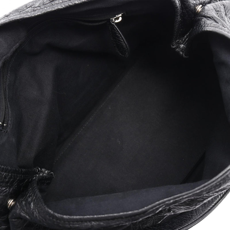 Balenciaga NAVY CABAS Navy Birch S Tote Bag Leather Women's Black 542017 [Used]