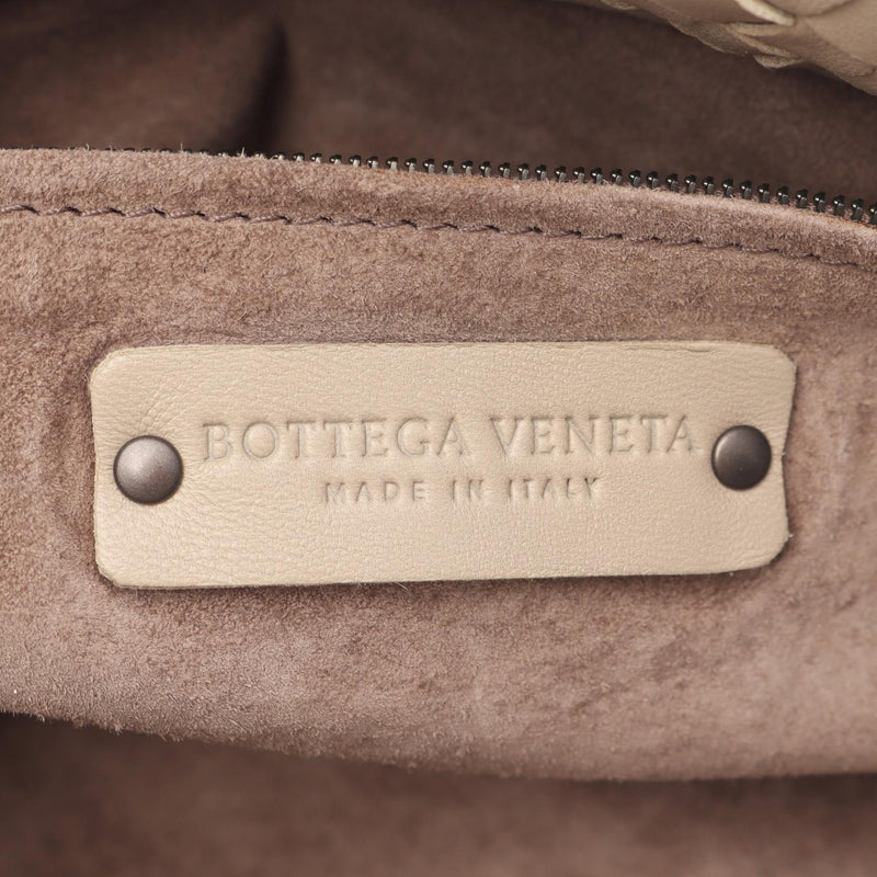 BOTTEGA VENETA Intrecciato Tote Bag Leather Beige [Used]