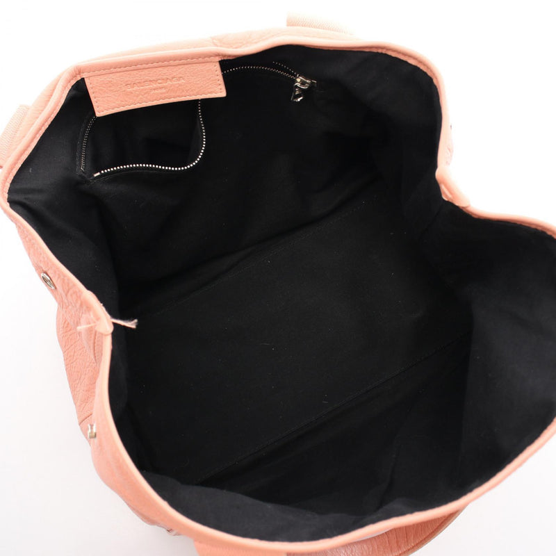 Balenciaga NAVY CABAS S Navy Birch Tote Bag Leather Pink 339933 [Used]