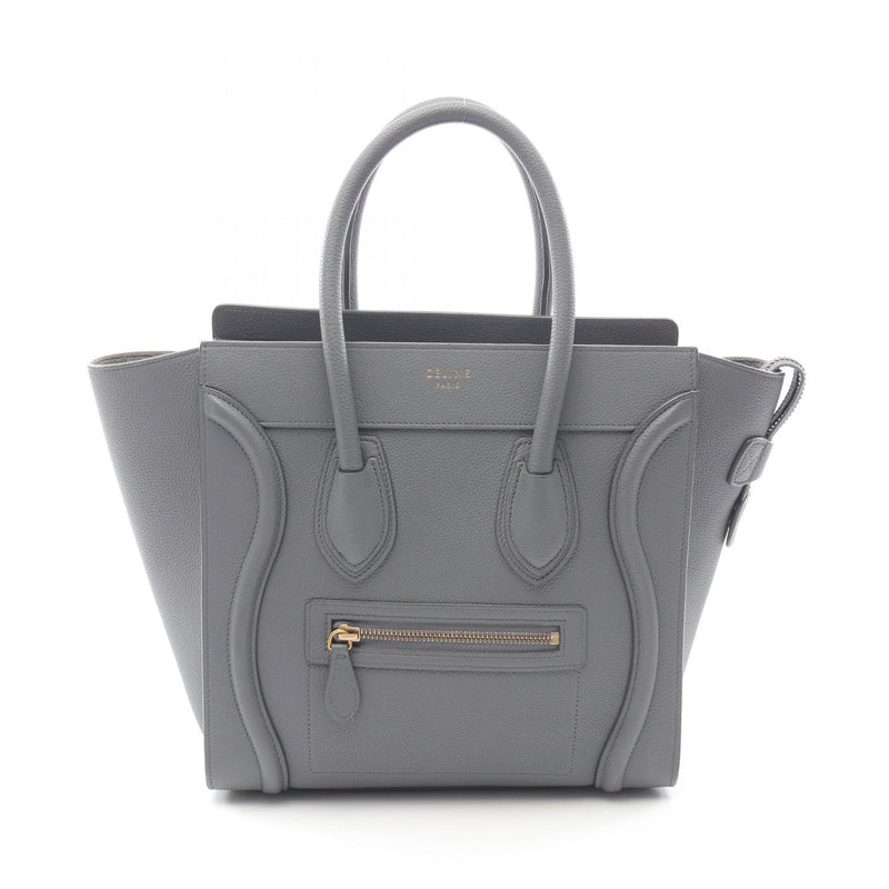 [15% OFF coupon applicable] CELINE luggage micro shopper tote bag bag leather