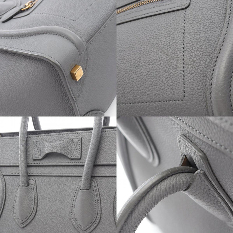 [15% OFF coupon applicable] CELINE luggage micro shopper tote bag bag leather