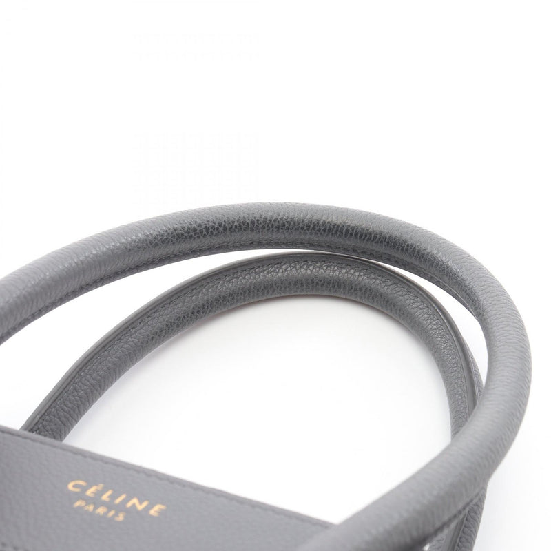 [15% OFF coupon applicable] CELINE luggage micro shopper tote bag bag leather