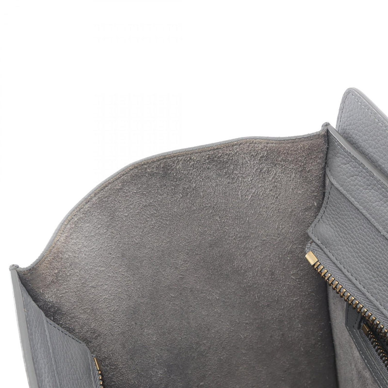 [15% OFF coupon applicable] CELINE luggage micro shopper tote bag bag leather
