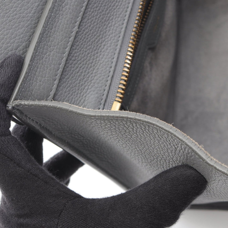 [15% OFF coupon applicable] CELINE luggage micro shopper tote bag bag leather
