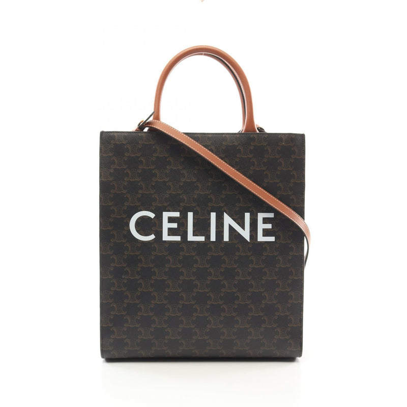 [10% OFF coupon eligible] CELINE Small Vertical Hippo Triomphe Tote Bag Bag PVC