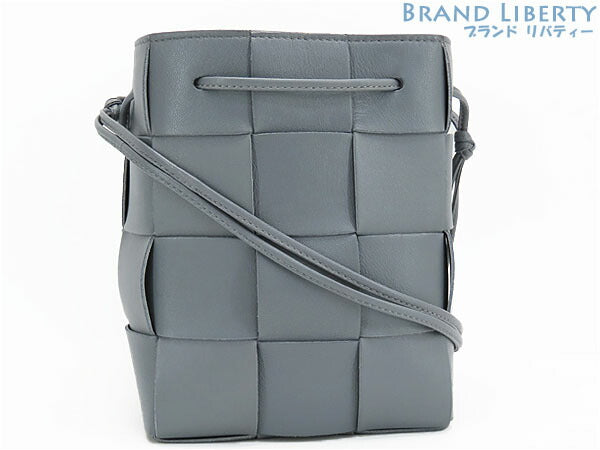 [Like new] Bottega VENETA Intrecciato Small Cassette Crossbody Bucket Bag