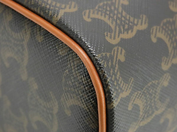 [Unused] CELINE Triomphe Small Boston 2WAY Mini Boston Bag Handbag Shoulder Bag