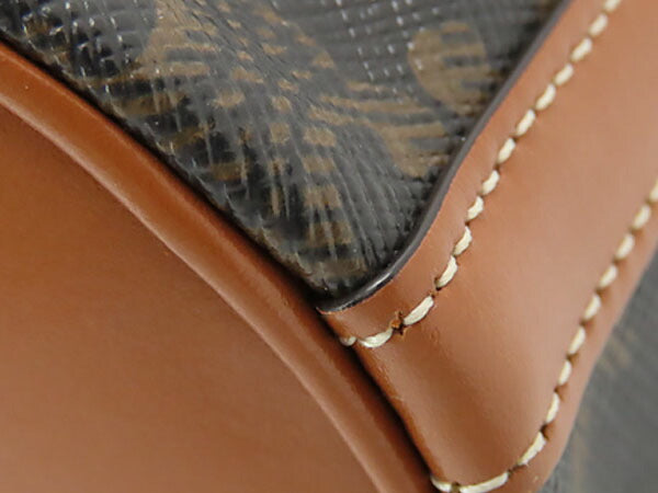 [Like new] CELINE Triomphe Small Drawstring Bag 2WAY Bucket-shaped Drawstring
