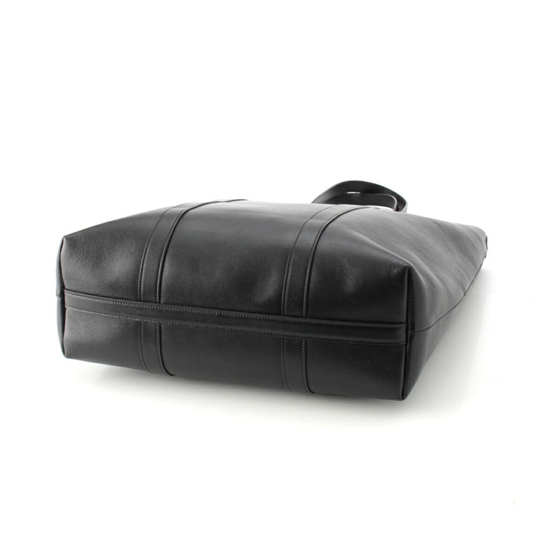 CELINE Buckle with Buckle Smooth Carf Tote Bag 113743ESY Black [Used] [Genuine