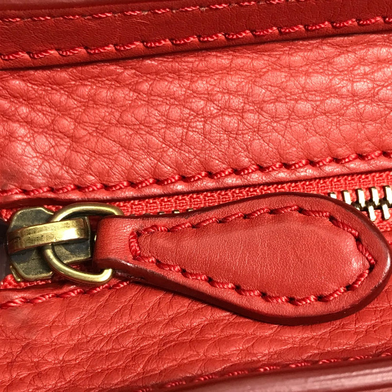 CELINE 168243 Nano Shopper Luggage Bag Crossbody Shoulder Bag Handbag Leather