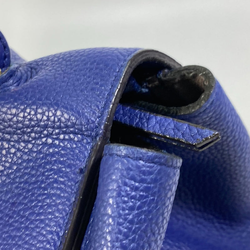 CELINE Handbag Belt Bag Bag 2WAY Bag Shoulder Shoulder Bag Leather Women's Blue