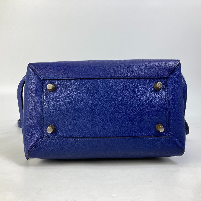 CELINE Handbag Belt Bag Bag 2WAY Bag Shoulder Shoulder Bag Leather Women's Blue