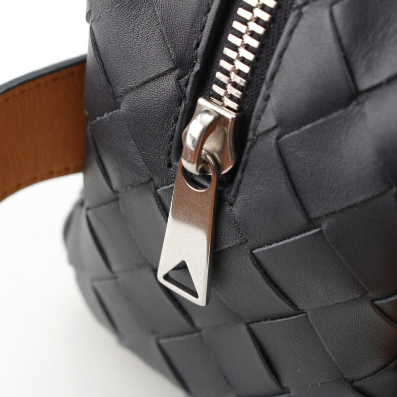 Bottegaveneta Intrecciato Clutch Bag 729295 Dark Navy [Used] [Genuine Product