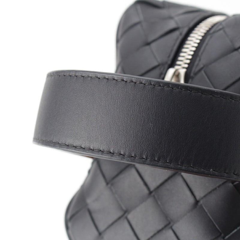 Bottegaveneta Intrecciato Clutch Bag 729295 Dark Navy [Used] [Genuine Product