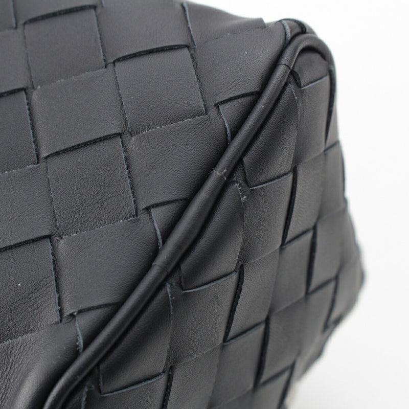 Bottegaveneta Intrecciato Clutch Bag 729295 Dark Navy [Used] [Genuine Product