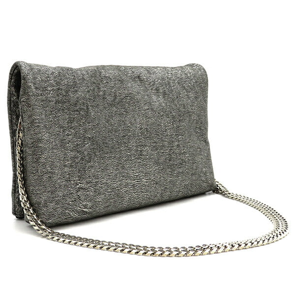 Jimmy Choo JIMMY CHOO Shoulder Bag Quilted Chain Shoulder Leather Silver Silver