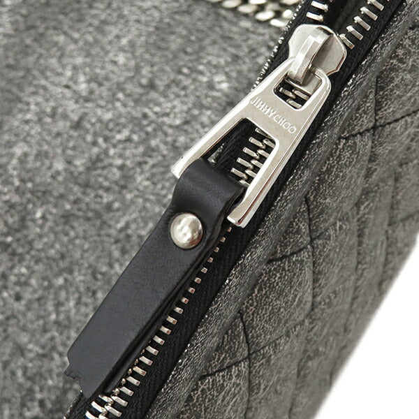 Jimmy Choo JIMMY CHOO Shoulder Bag Quilted Chain Shoulder Leather Silver Silver