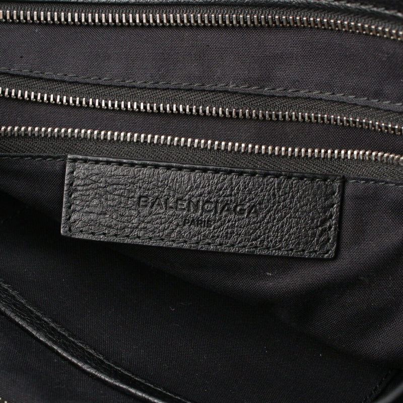 Balenciaga Leather Logo Shopping Bag Tote Bag 491660 Black [Used] [Genuine
