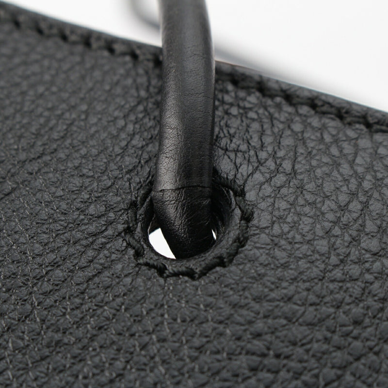 Balenciaga Leather Logo Shopping Bag Tote Bag 491660 Black [Used] [Genuine